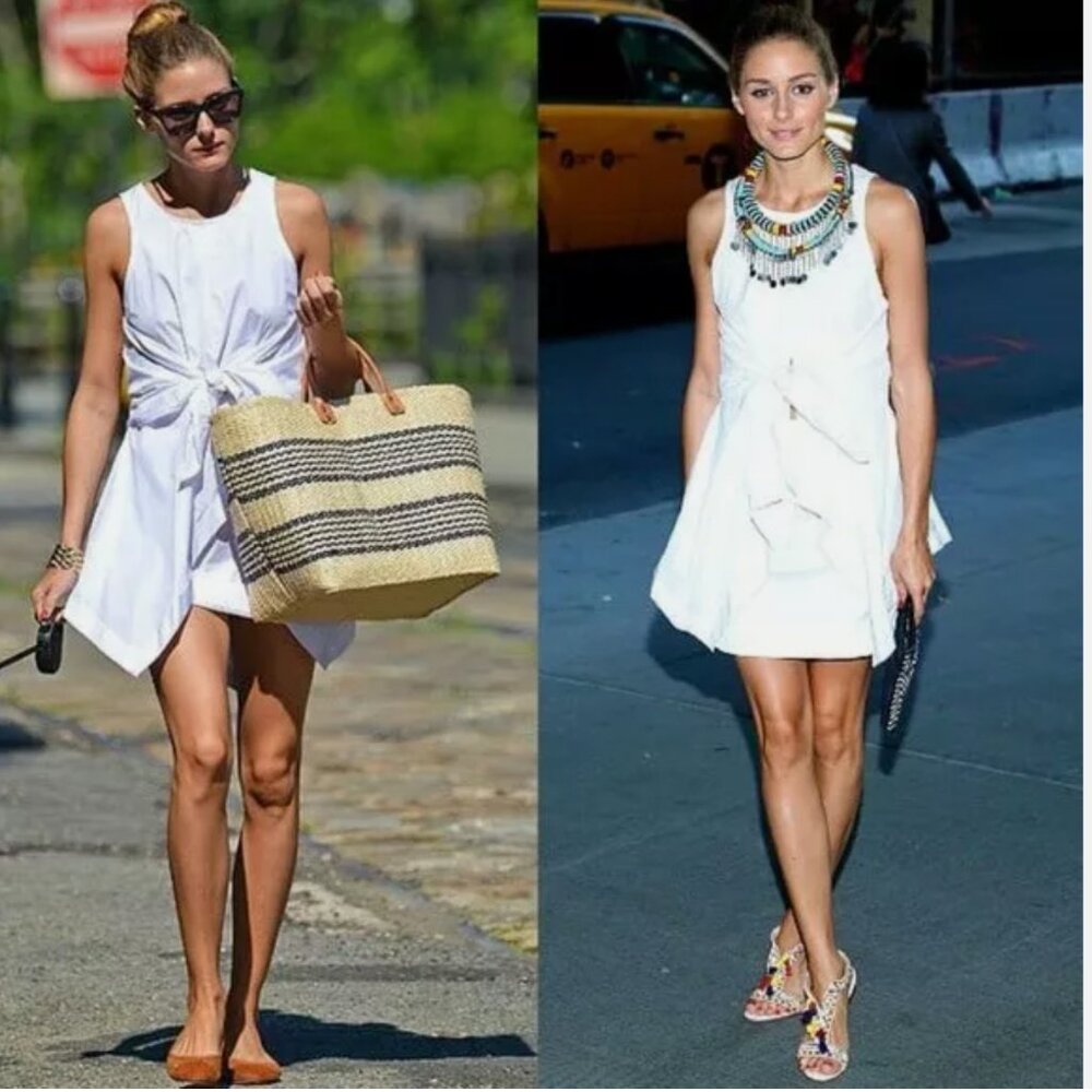 Alexander Wang Handkerchief Tie Mini Dress in White Size 6 (fits like a 4)